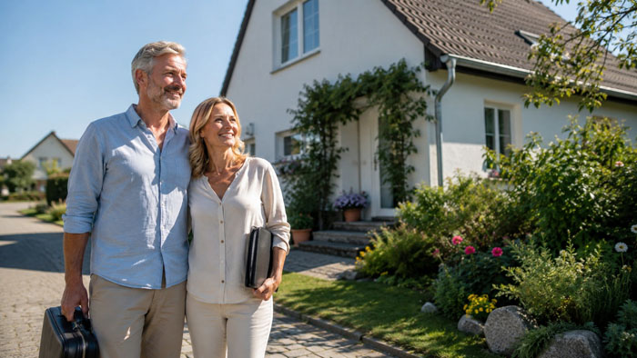 Gepflegtes Haus in Mecklenburg-Vorpommern vor einem geplanten Umzug nach Ungarn